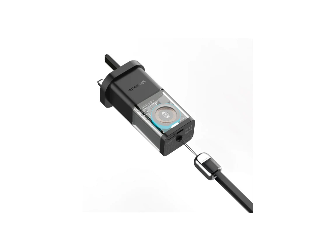 Moxedo 4 in 1 20W PD GaN Charger with Power Bank, Magnetic Apple Watch Charger and Built-in USB-C to Lightning Cable MX-CP020 Moxedo 4 in 1 20W PD GaN Charger with Power Bank, Magnetic Apple Watch Charger and Built-in USB-C to Lightning Cable MX-CP020